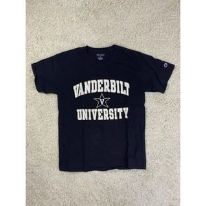 Champions Mens Black Graphic T Shirt - Vanderbilt University - Size M